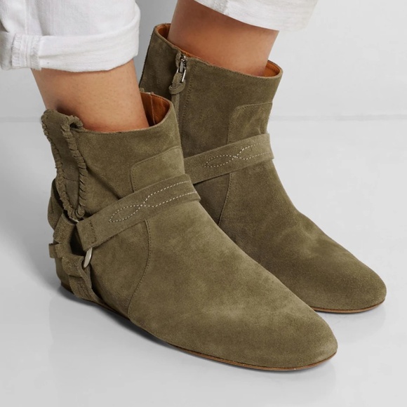 Isabel Marant Ralf Suede Ankle Boot - Picture 1 of 13